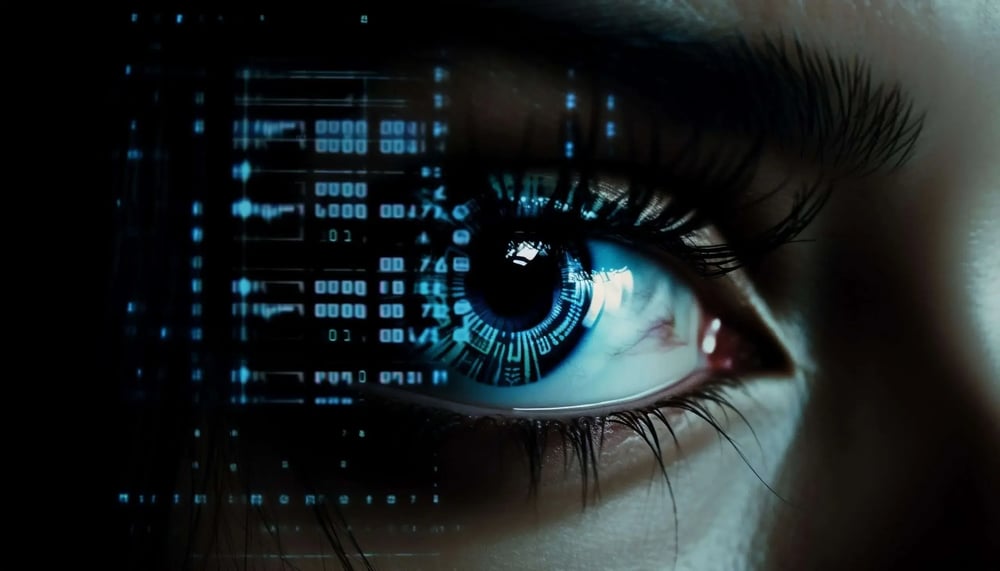 blueeyed-cyborg-woman-watches-futuristic-computer-data-generated-by-ai-scaled