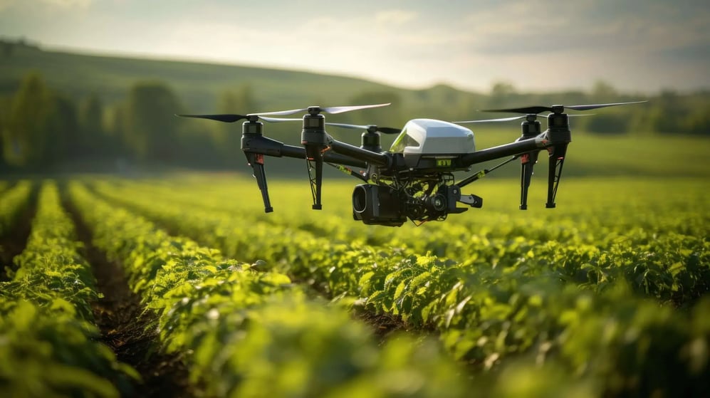 lush-green-farmland-being-surveyed-by-drone-precision-agriculture-scaled